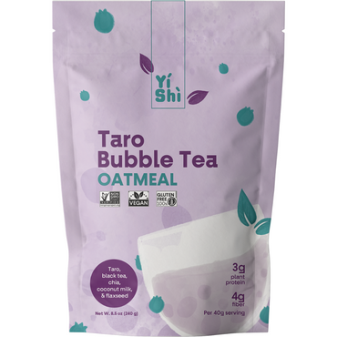 Taro Bubble Tea 6-Serving Oatmeal Pouch