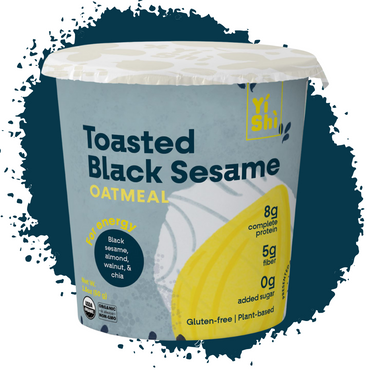 Toasted Black Sesame 0-Added-Sugar Oatmeal Cups