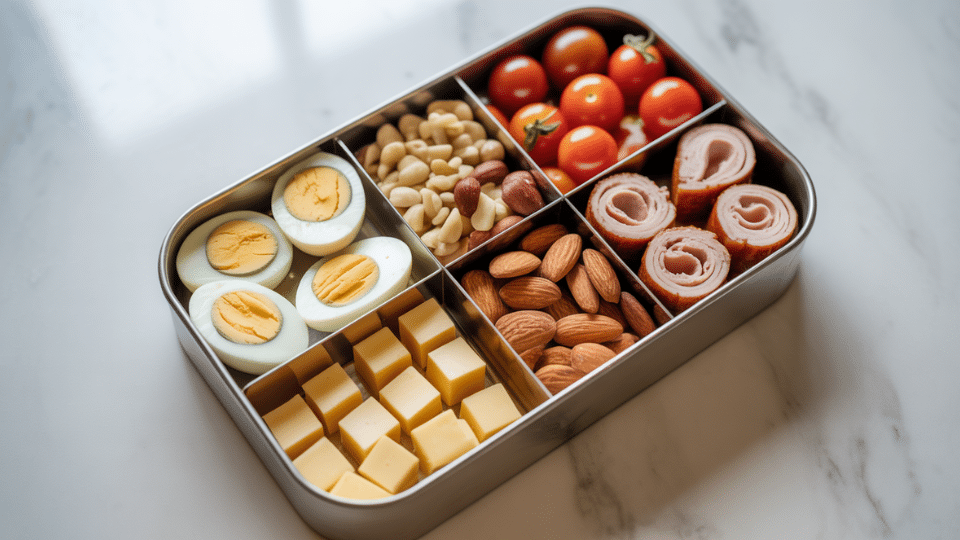 balanced protein snack box