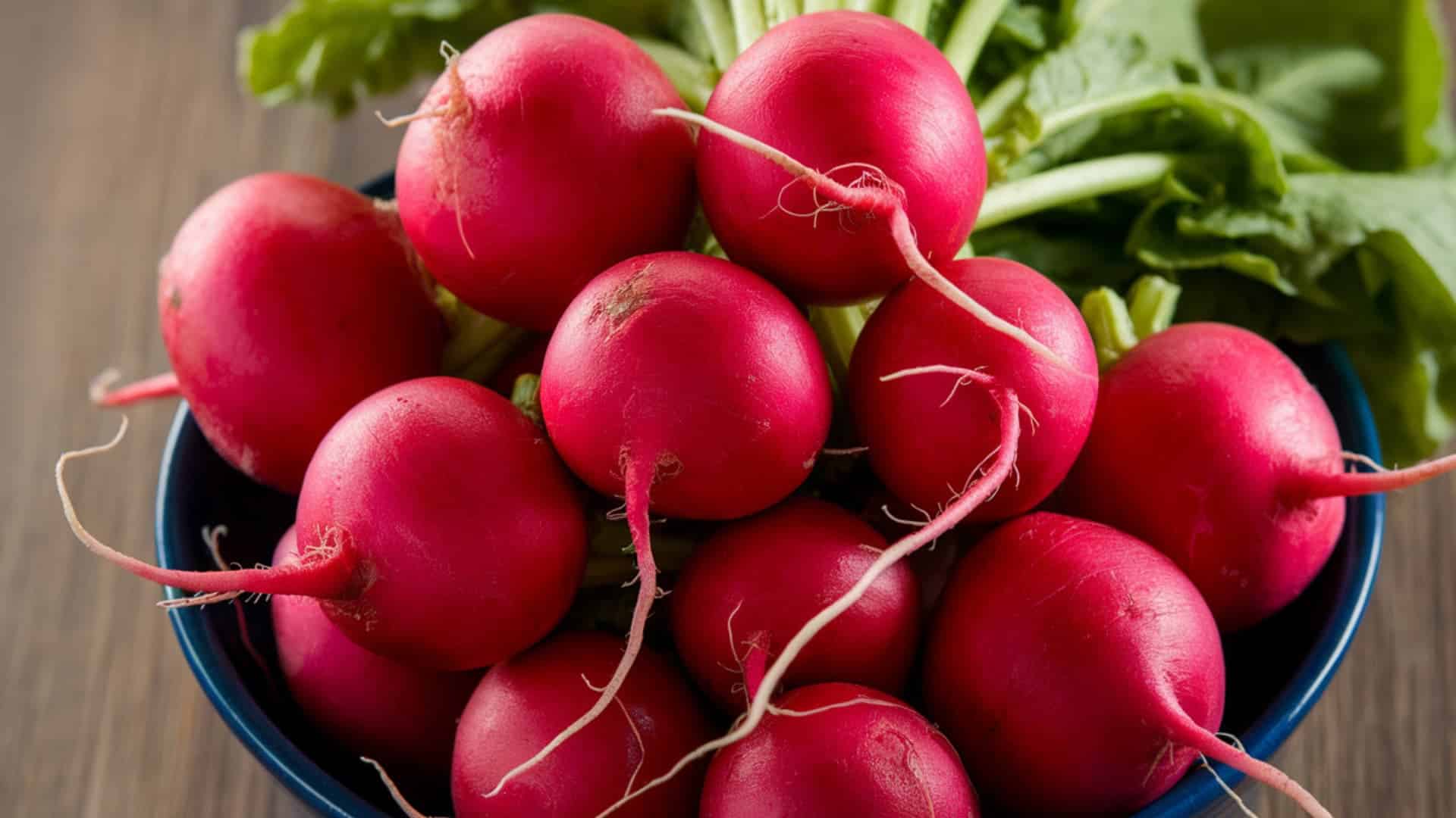 fresh radish sliced red white crunchy low calorie vegetable close up natural light shot