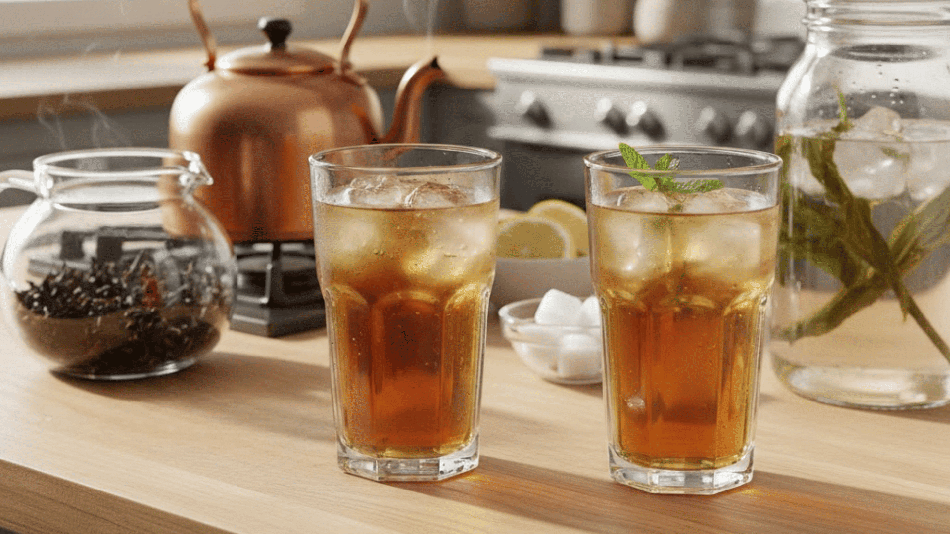 how brewing method changes the caffeine in iced tea