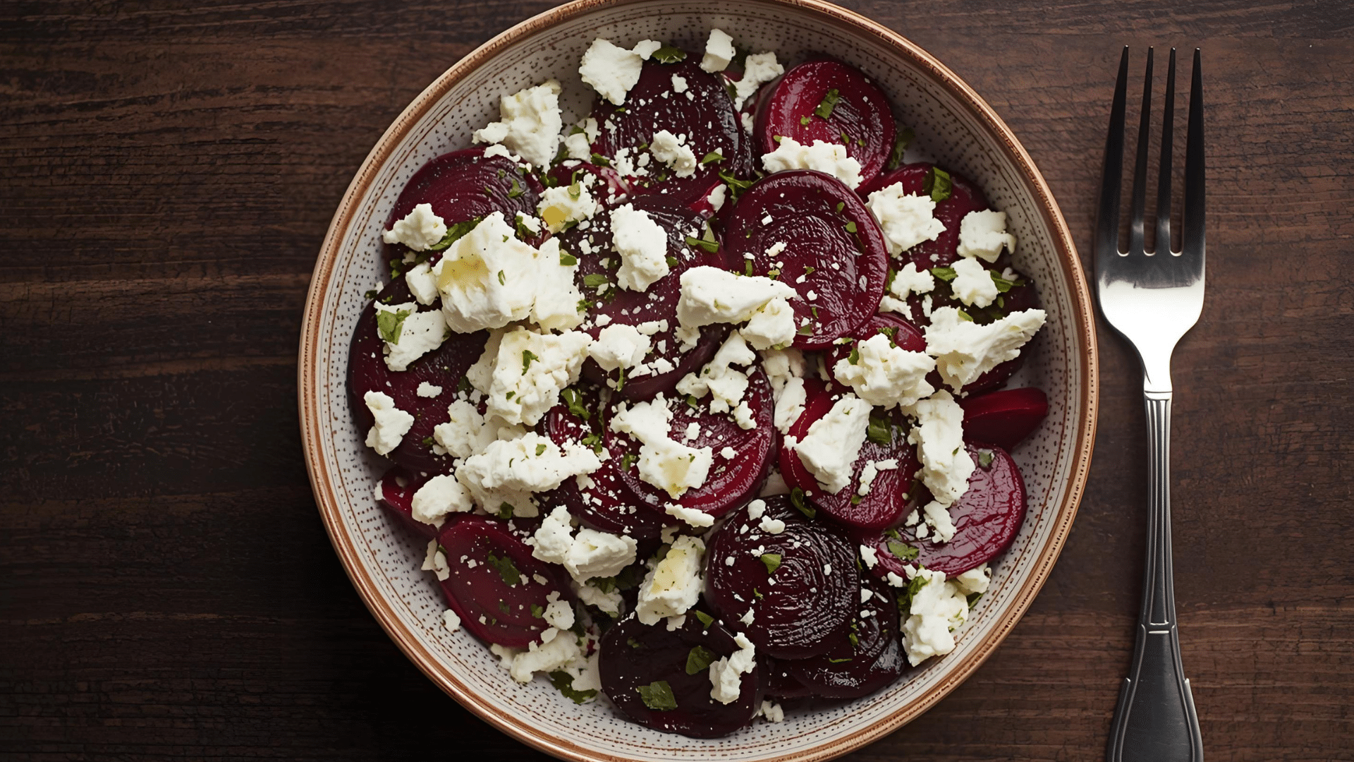 roadted beet feta bowl