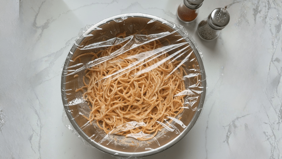 step adjust seasoning and chill