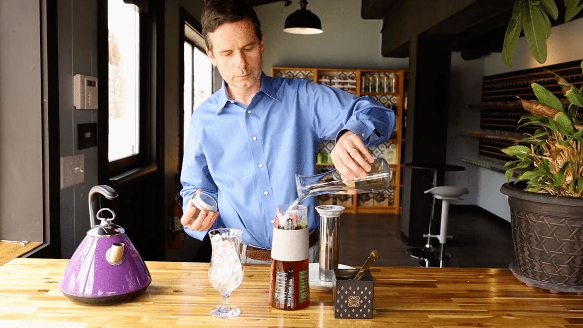 top off with cold water