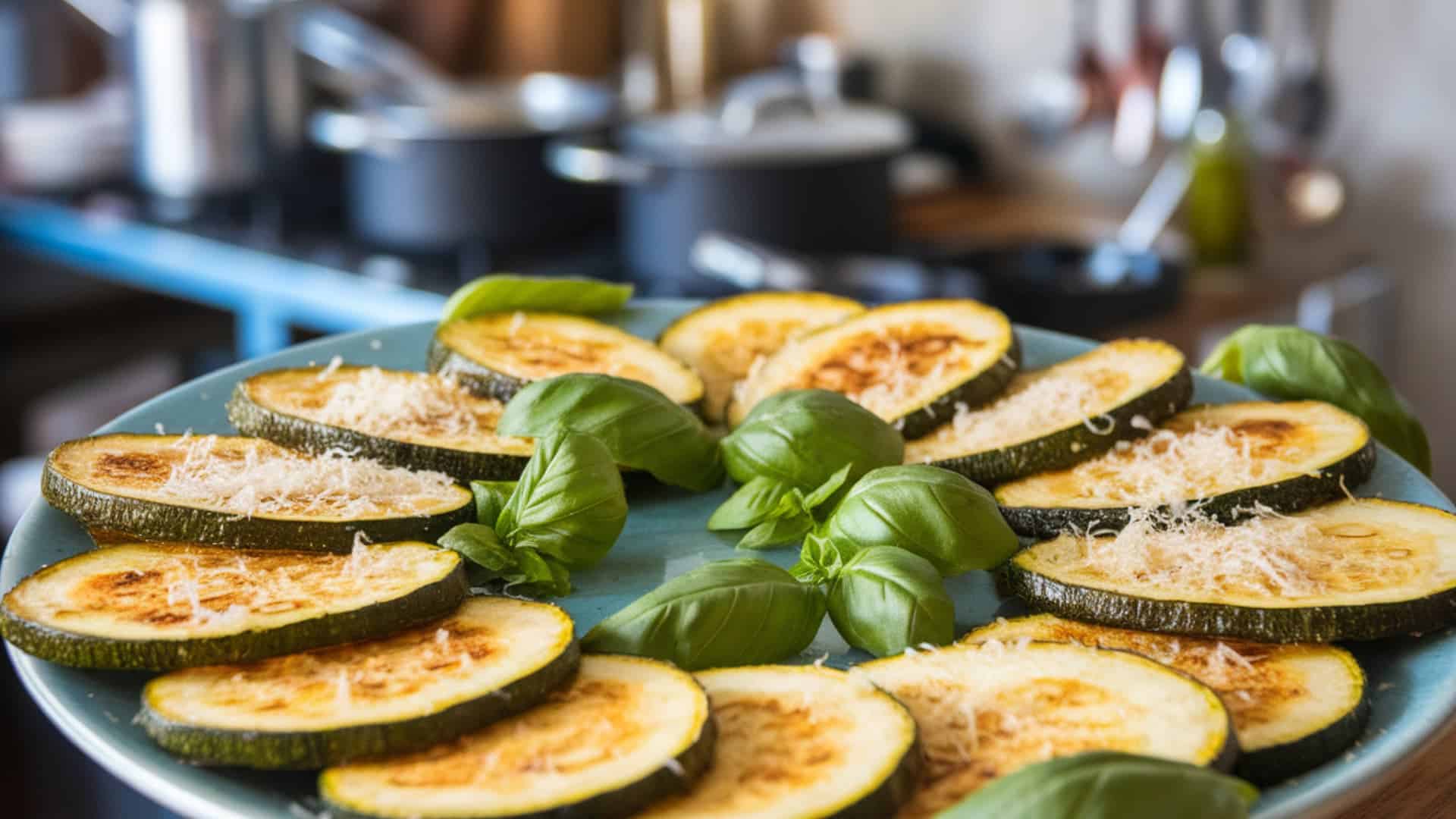 zucchini slices green fresh cut low calorie vegetable close up minimal style natural light