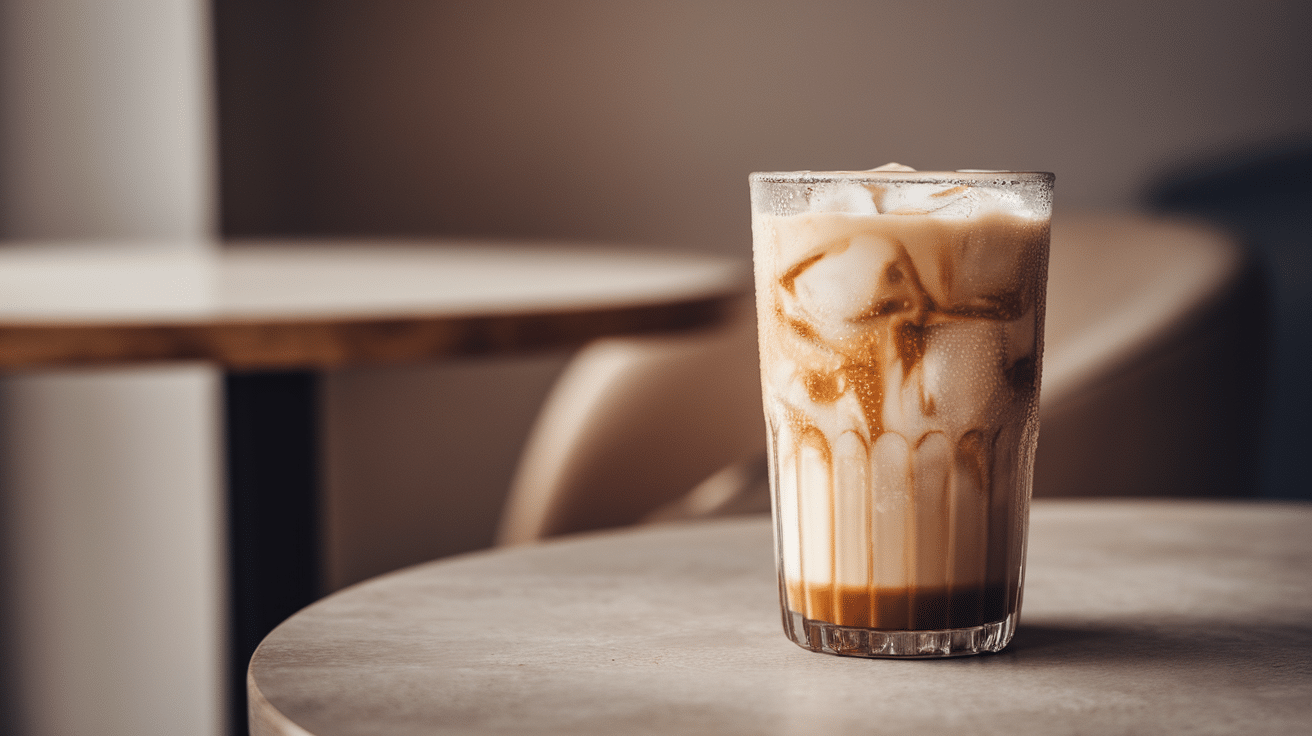 Iced chai latte