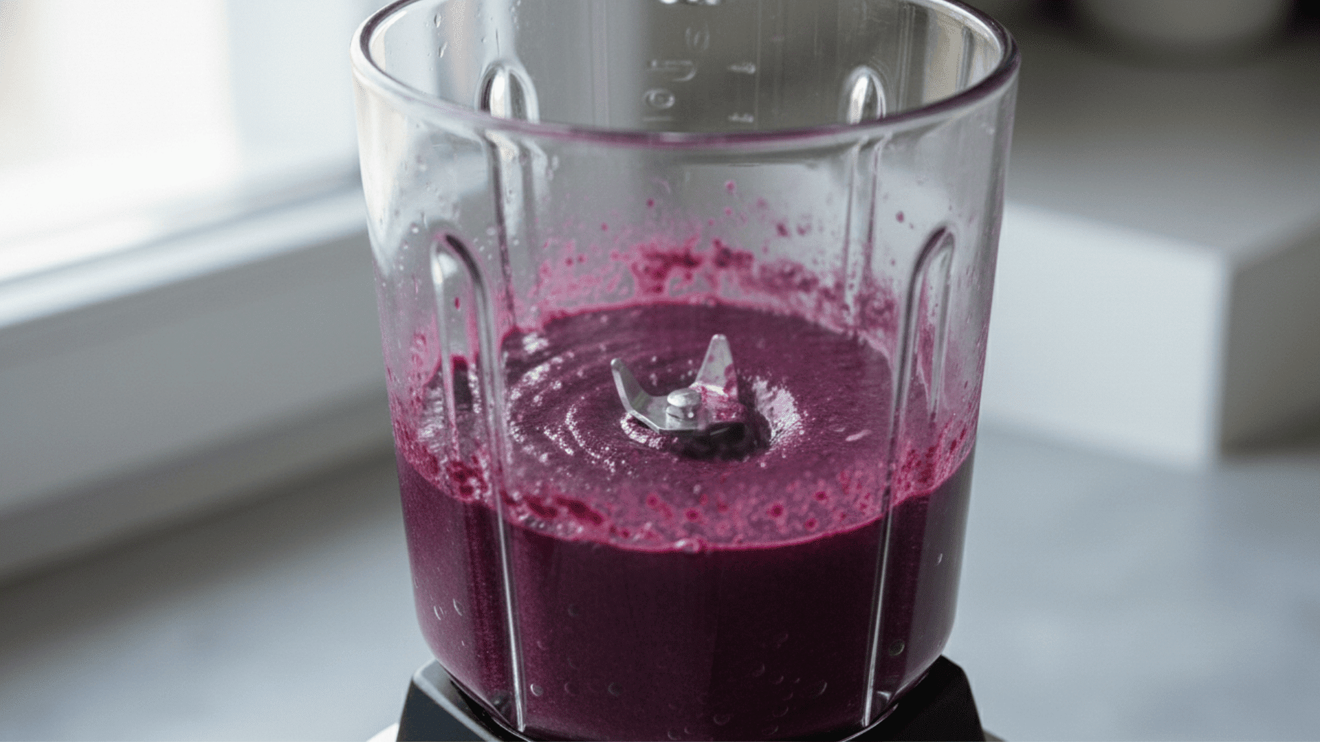 blend blueberries