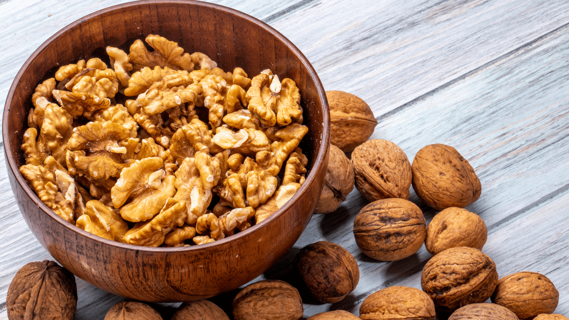 bowl of walnut halves showing a nutritious snack rich in healthy fats and everyday nutrition