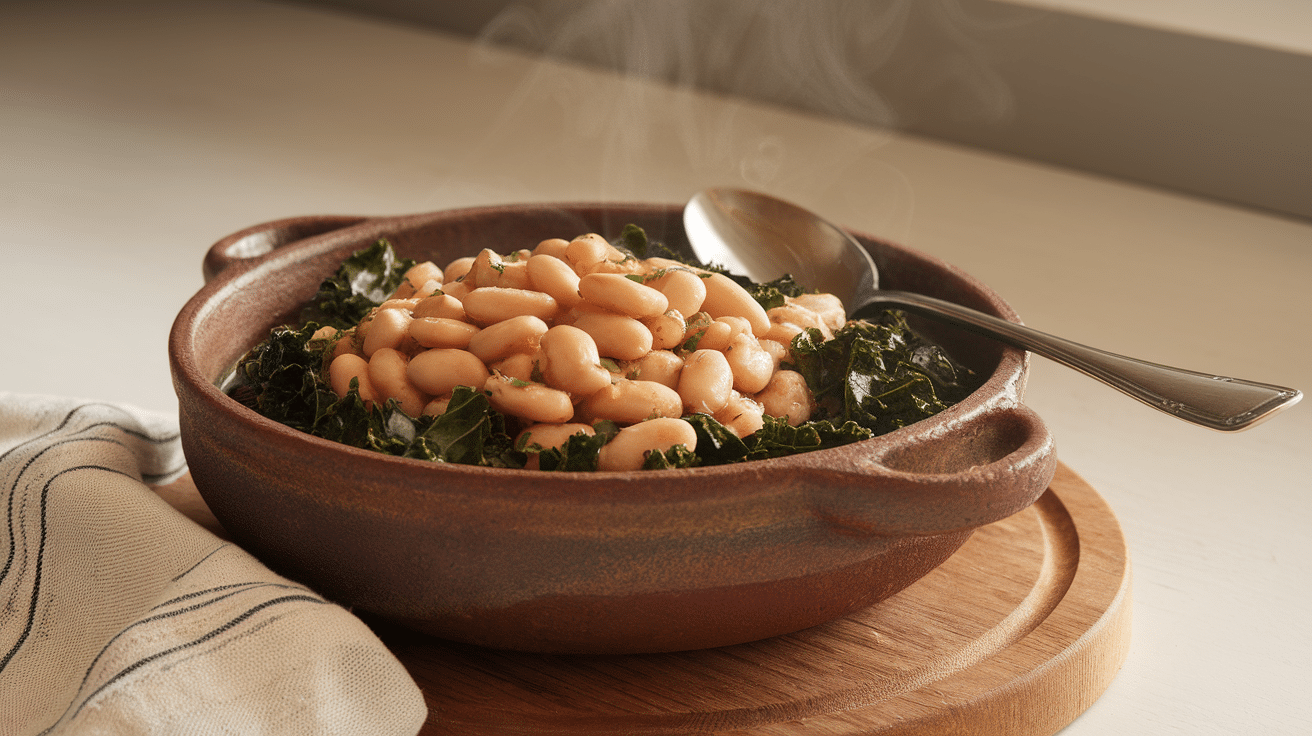 butter beans kale one pot dinner