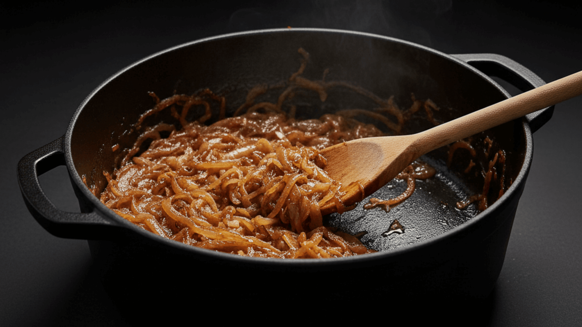 caramelize low and slow