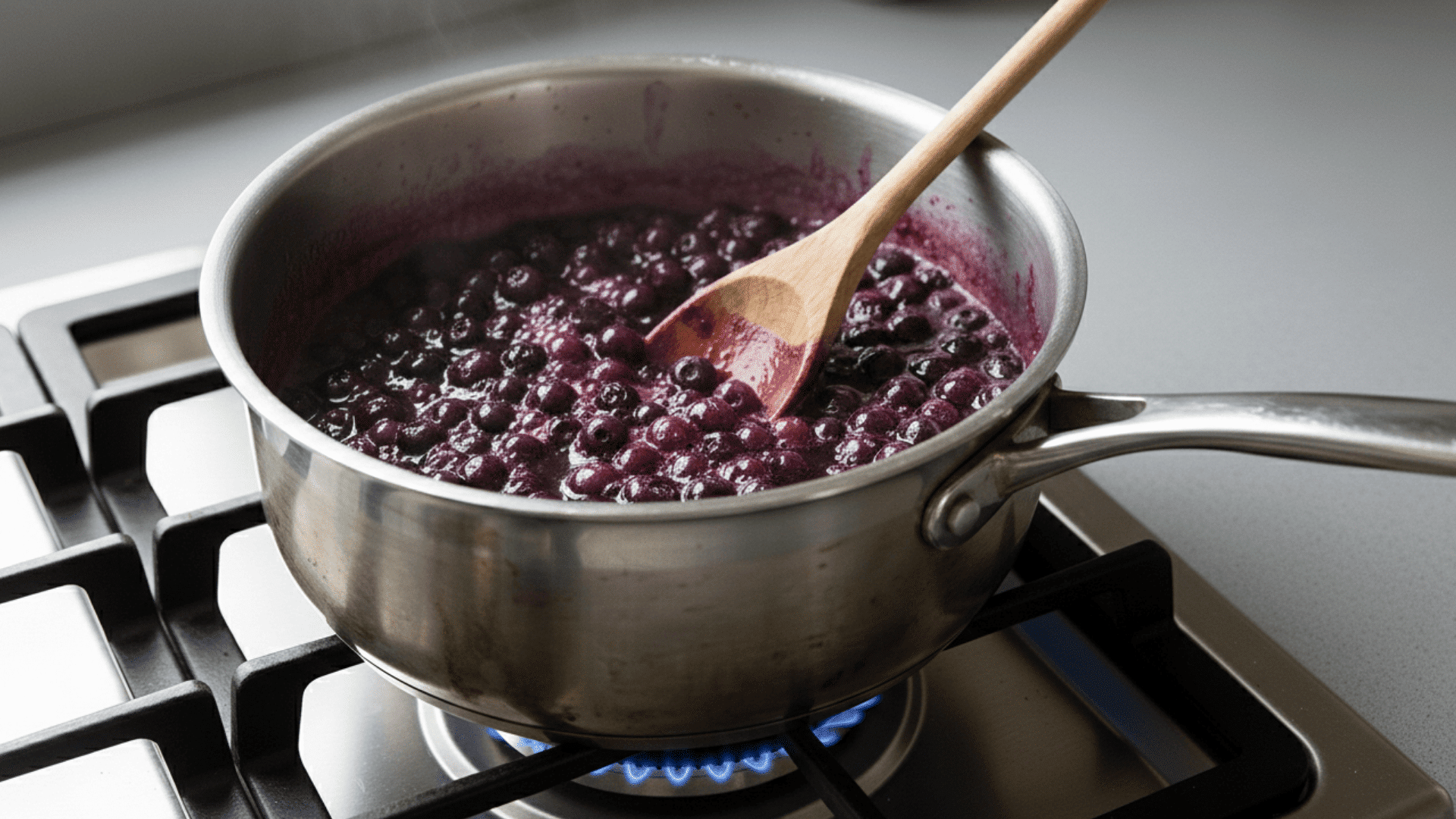 cook blueberries