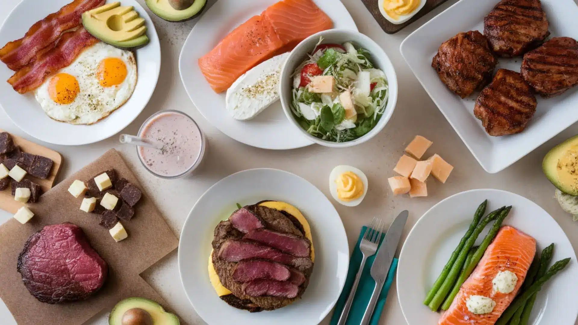 keto high protein meal plan emphasizing eggs meat cheese and low carb vegetables supporting fat loss and muscle retention goals