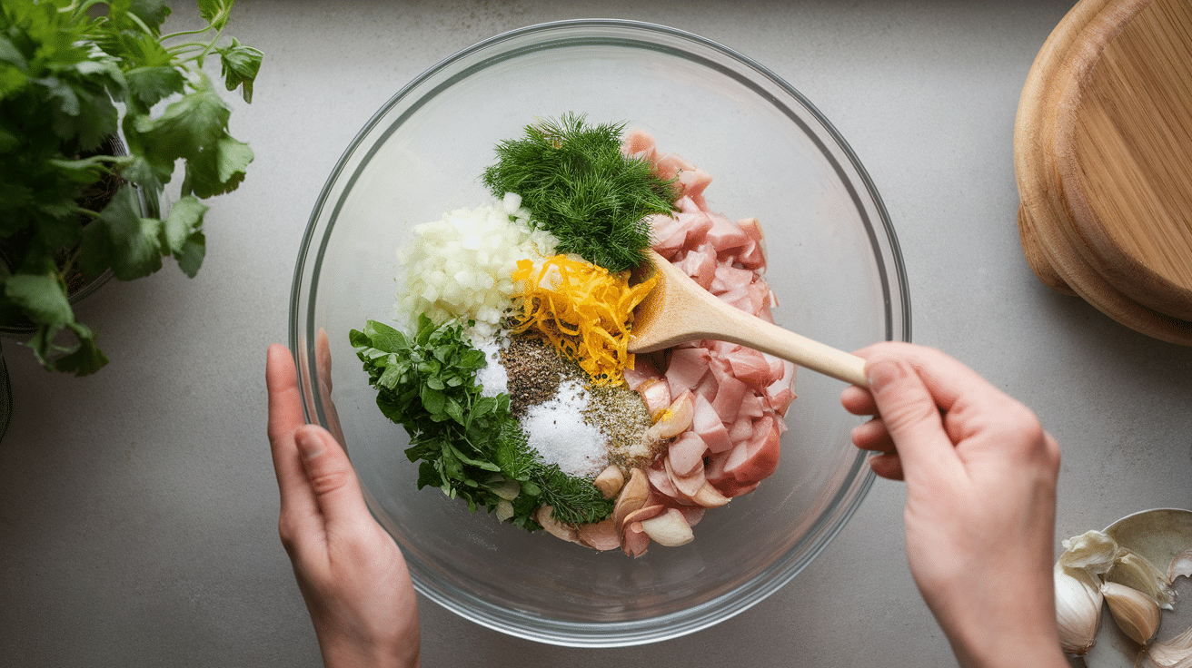 mix the flavor base first