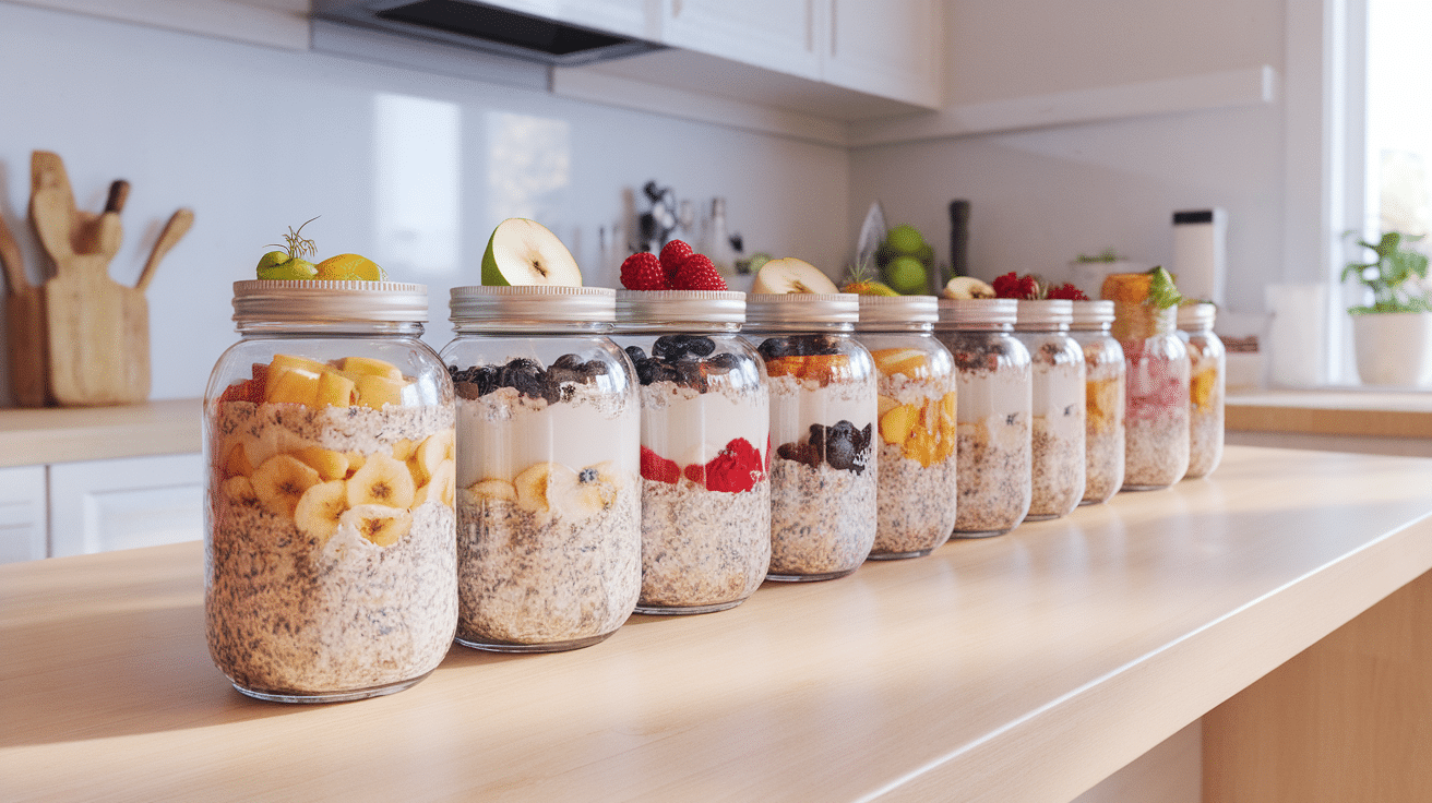 overnight oats jar rotation