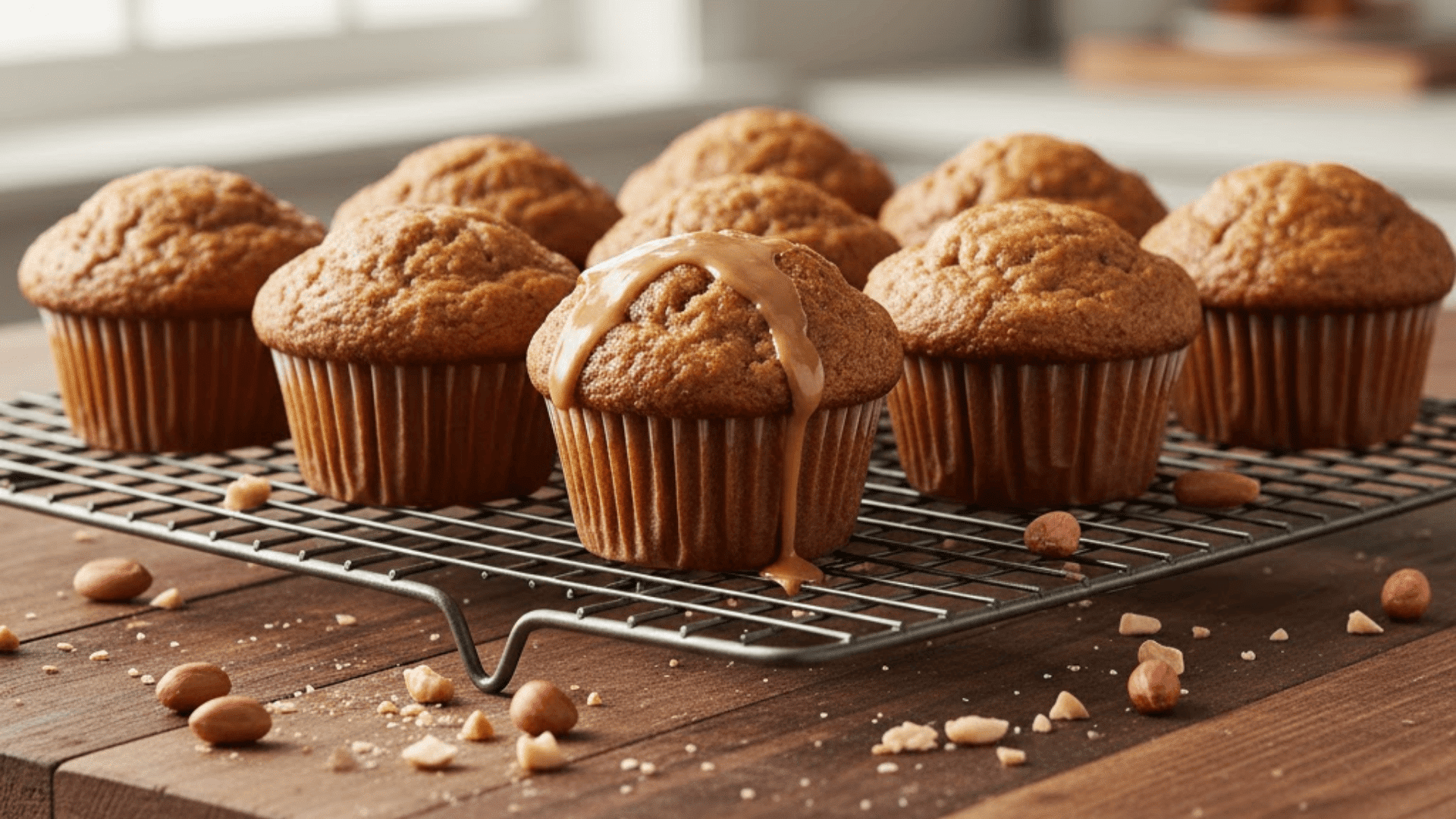 peanut butter protein muffins