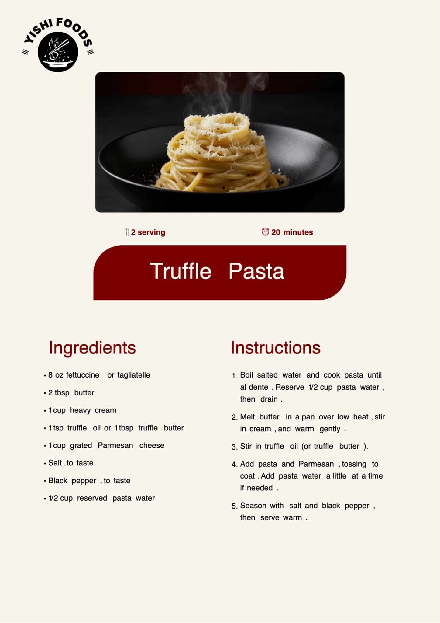 truffle pasta