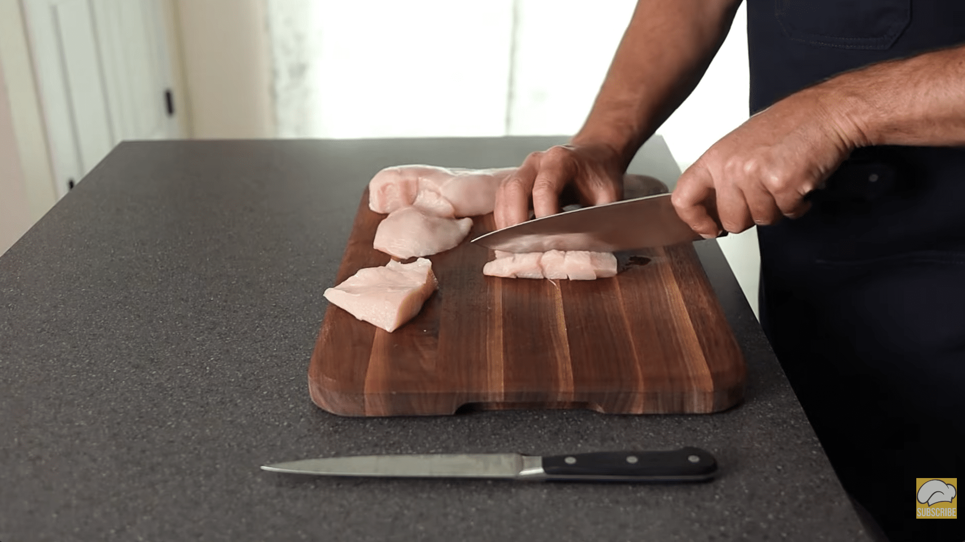 Cut Strips Into Chunks