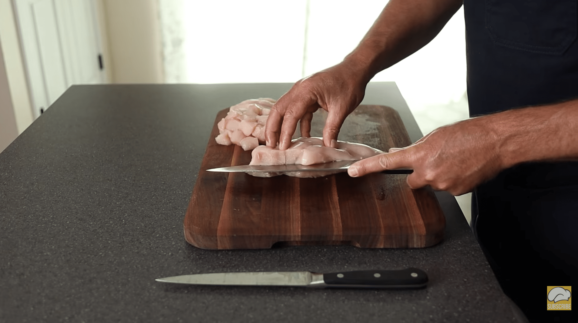 Slice and Open the Breast