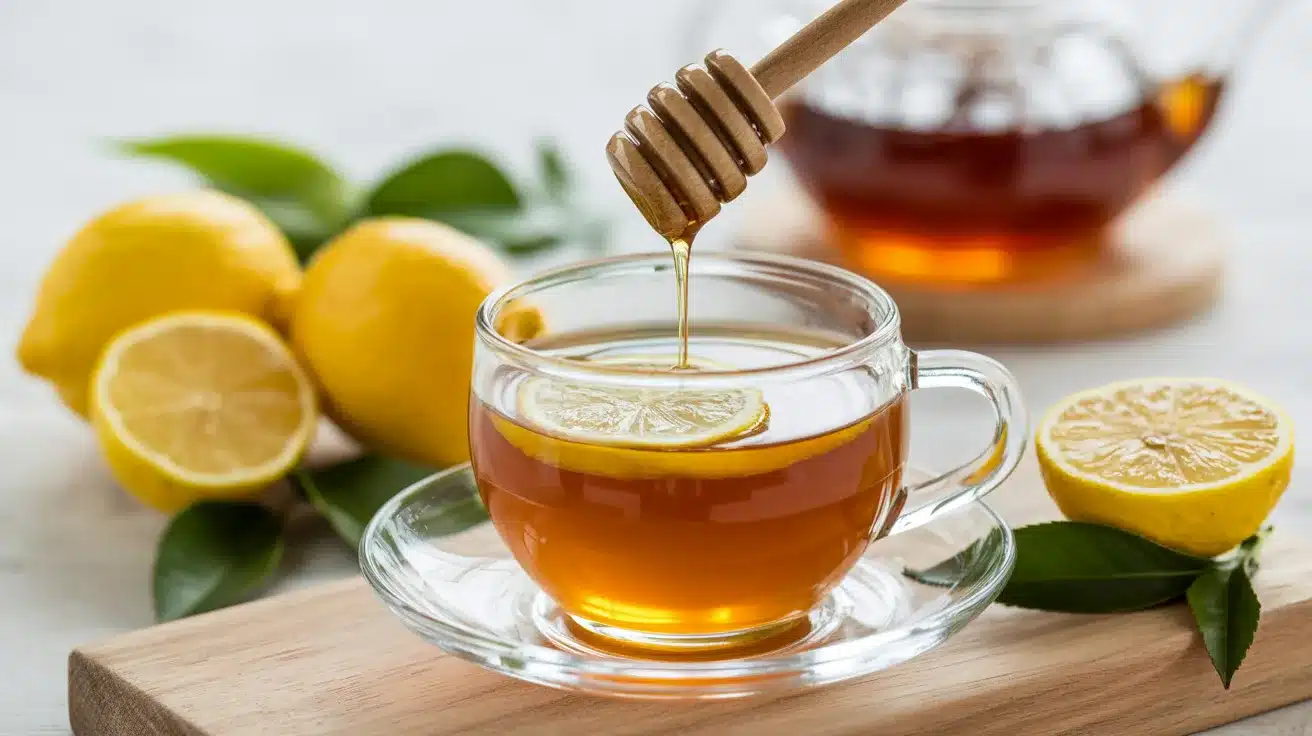lemon tea with honey