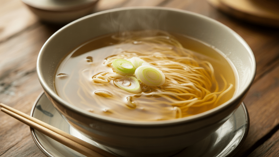 plain noodle soup