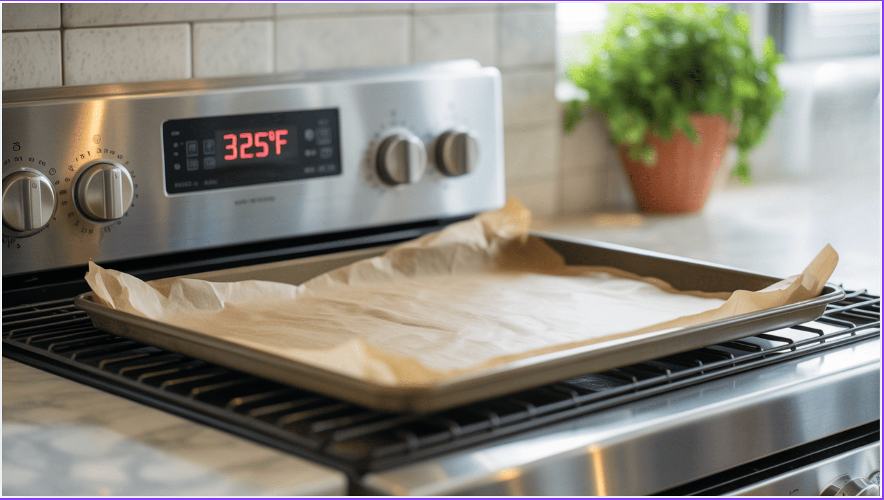 step 1 preheat your oven and prepare your baking sheet