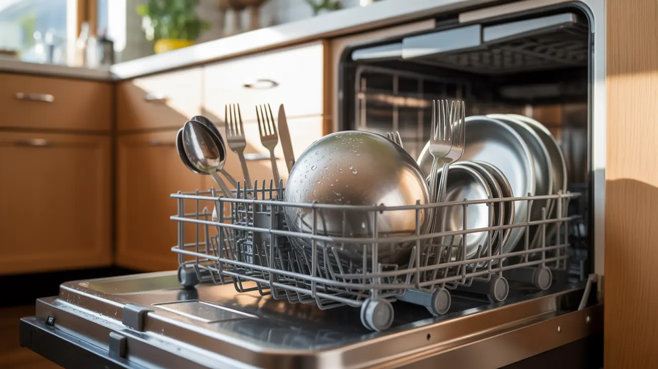everyday loading of stainless steel utensils in a dishwasher