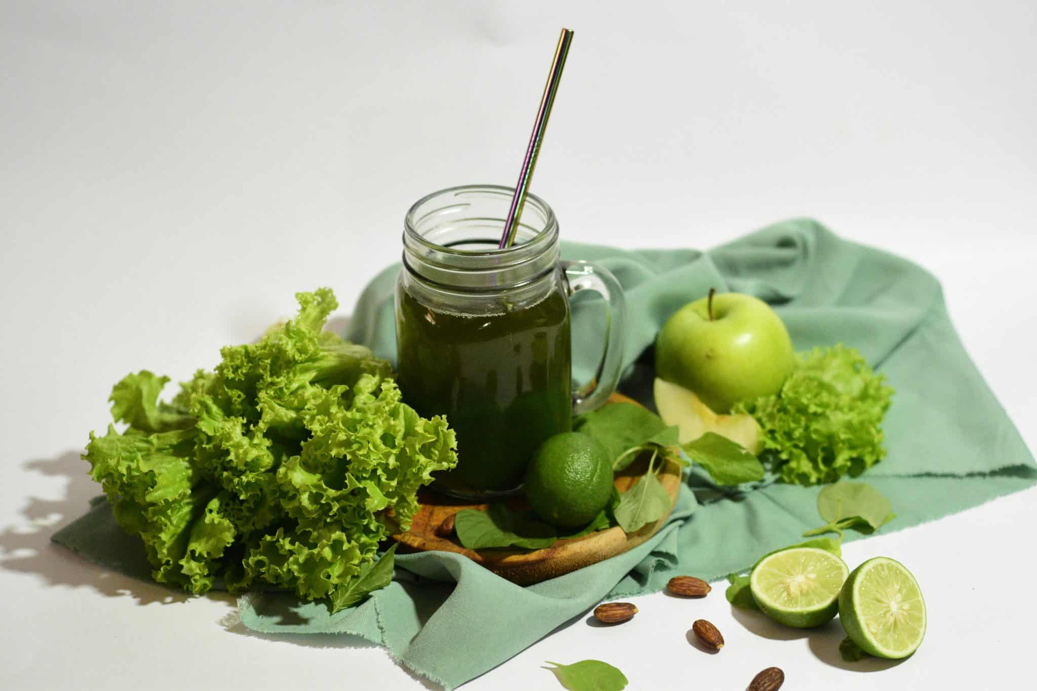 Key Nutrients in a Green Vegetable Juice Blend