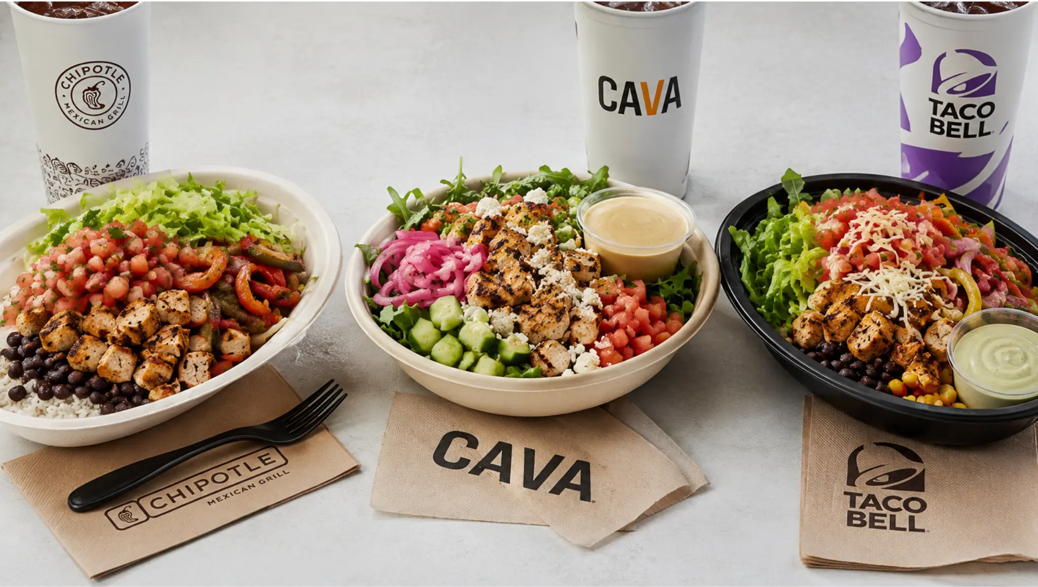 balanced fast food bowls