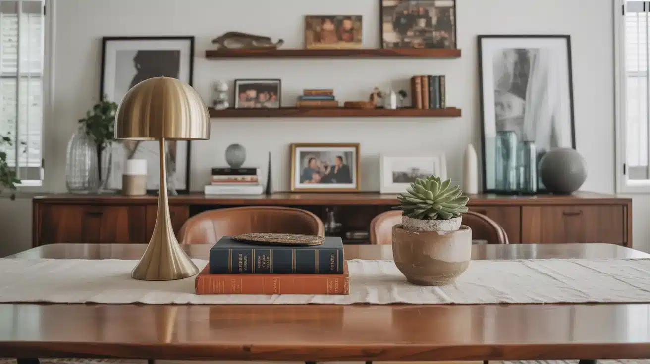 beautifully styled modern living room showcasing thoughtful accessory placement and personal touches throughout the space