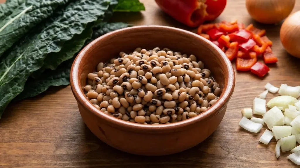 black eyed peas in a bowl