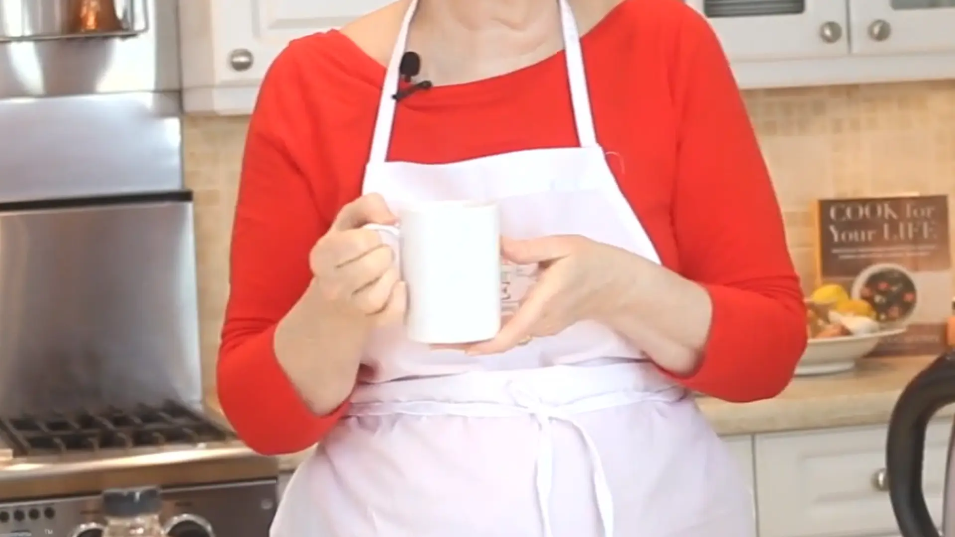 finished warm lemon and honey drink served in cup ready to drink