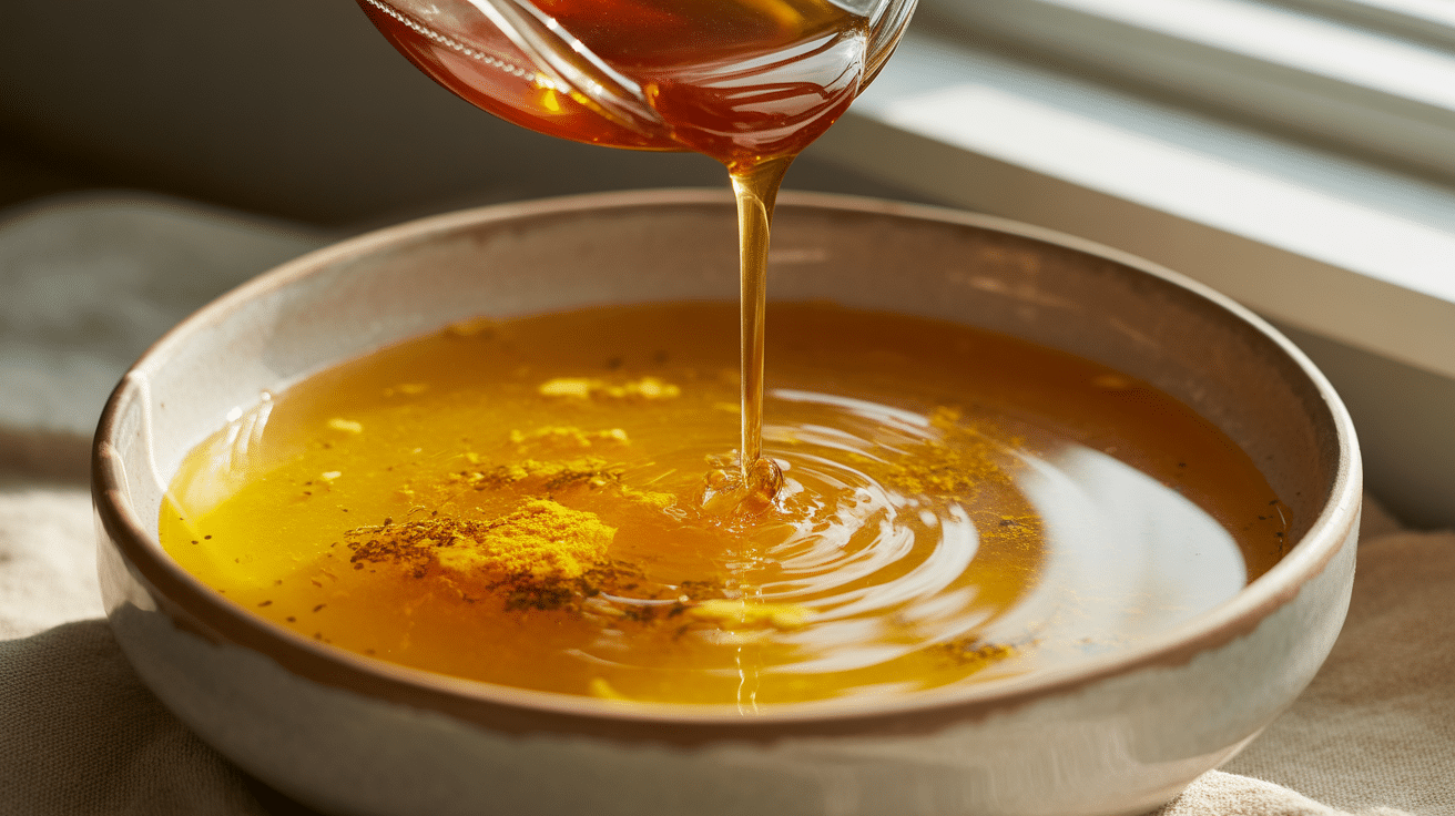 Mix-citrus-juice-with-grated-roots-black-pepper-and-optional-honey