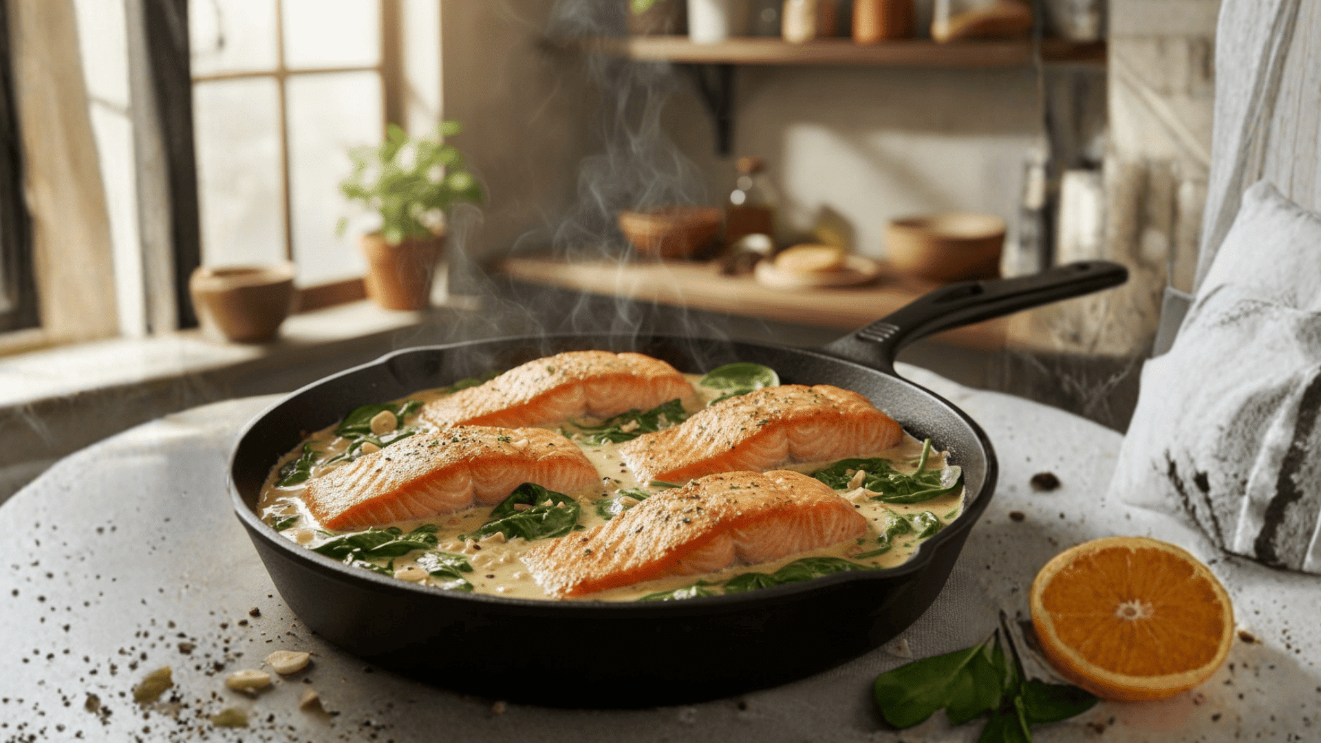 salmon-spinach-skillet-recipe