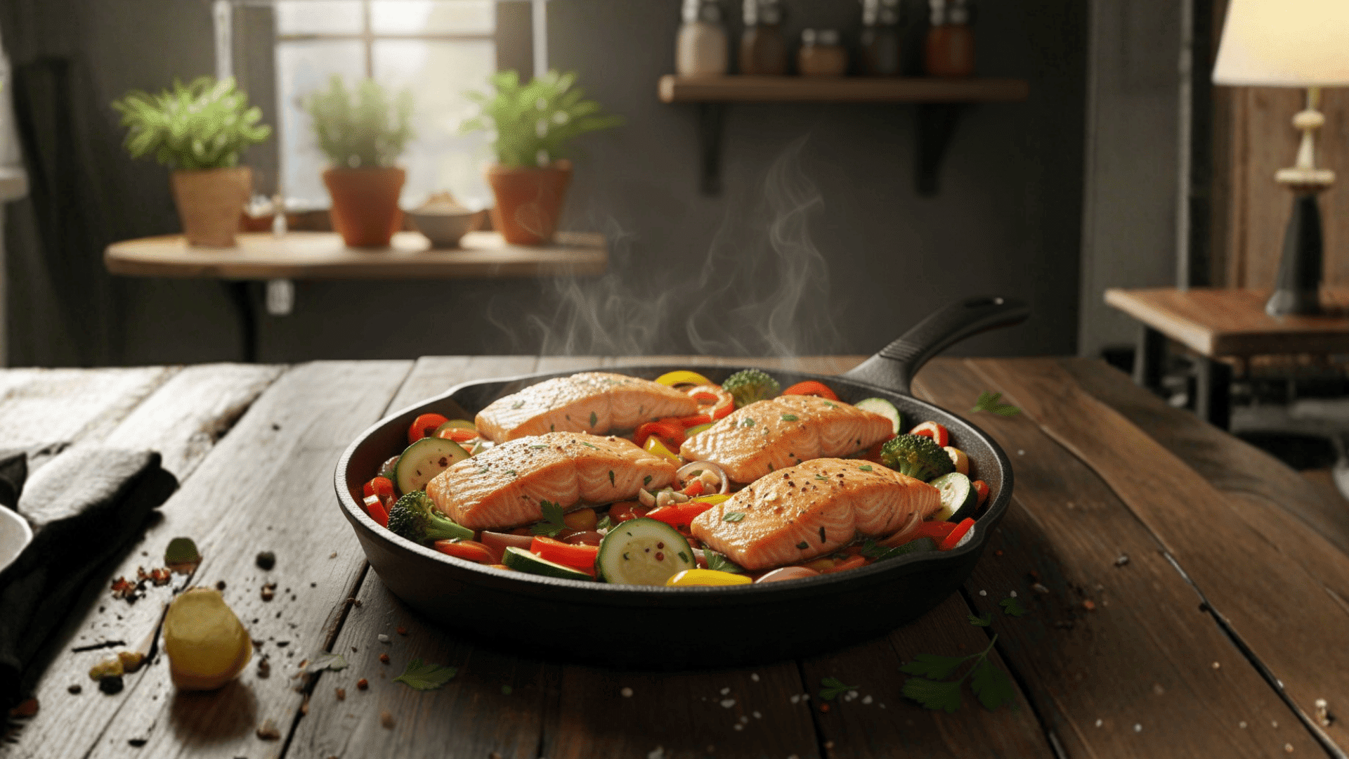 salmon-veggie-skillet-recipe