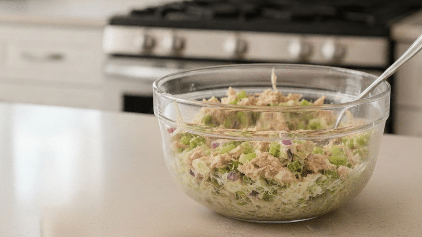 step-combine-tuna-with-mayonnaise-and-vegetables