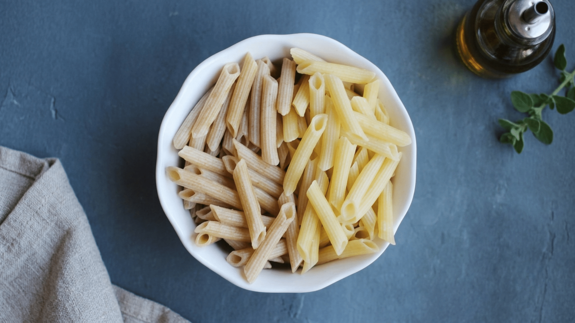 fresh pasta with wheat grains representing grain based foods and healthy eating choices