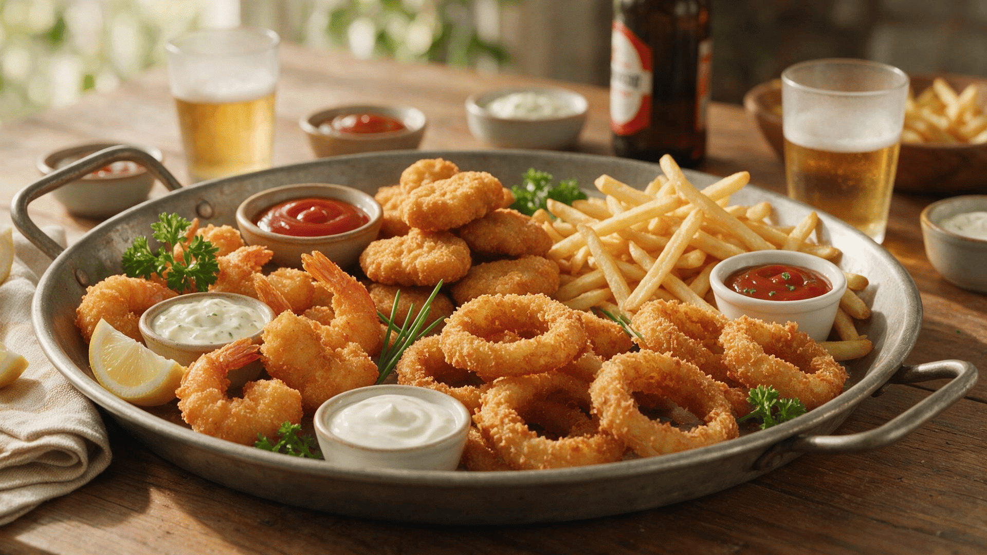 fried foods including french fries onion rings chicken nuggets and fried shrimp that may trigger acid reflux