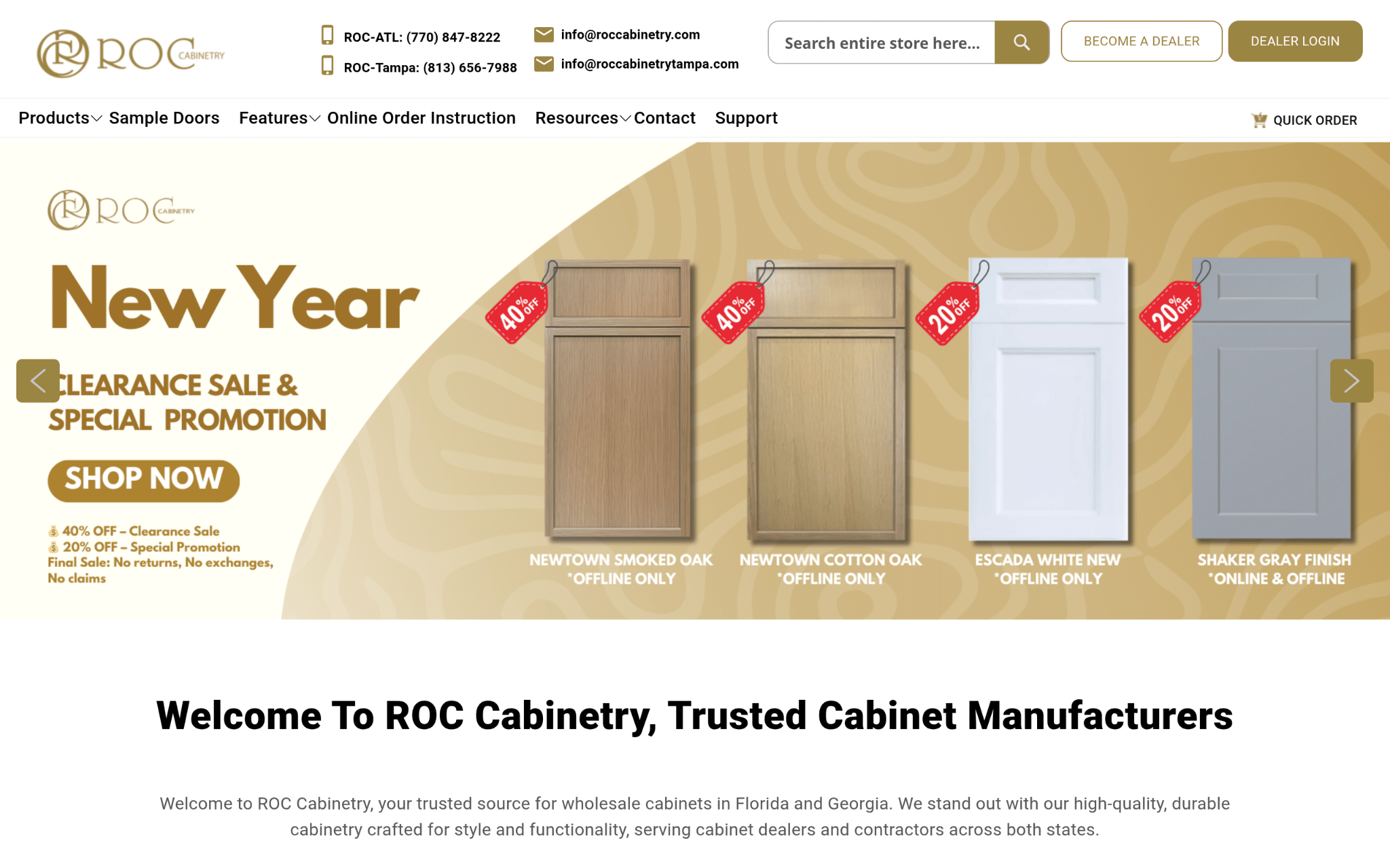 ROC Cabinetry Screenshot