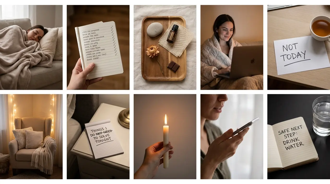 Self-care activities based on mood