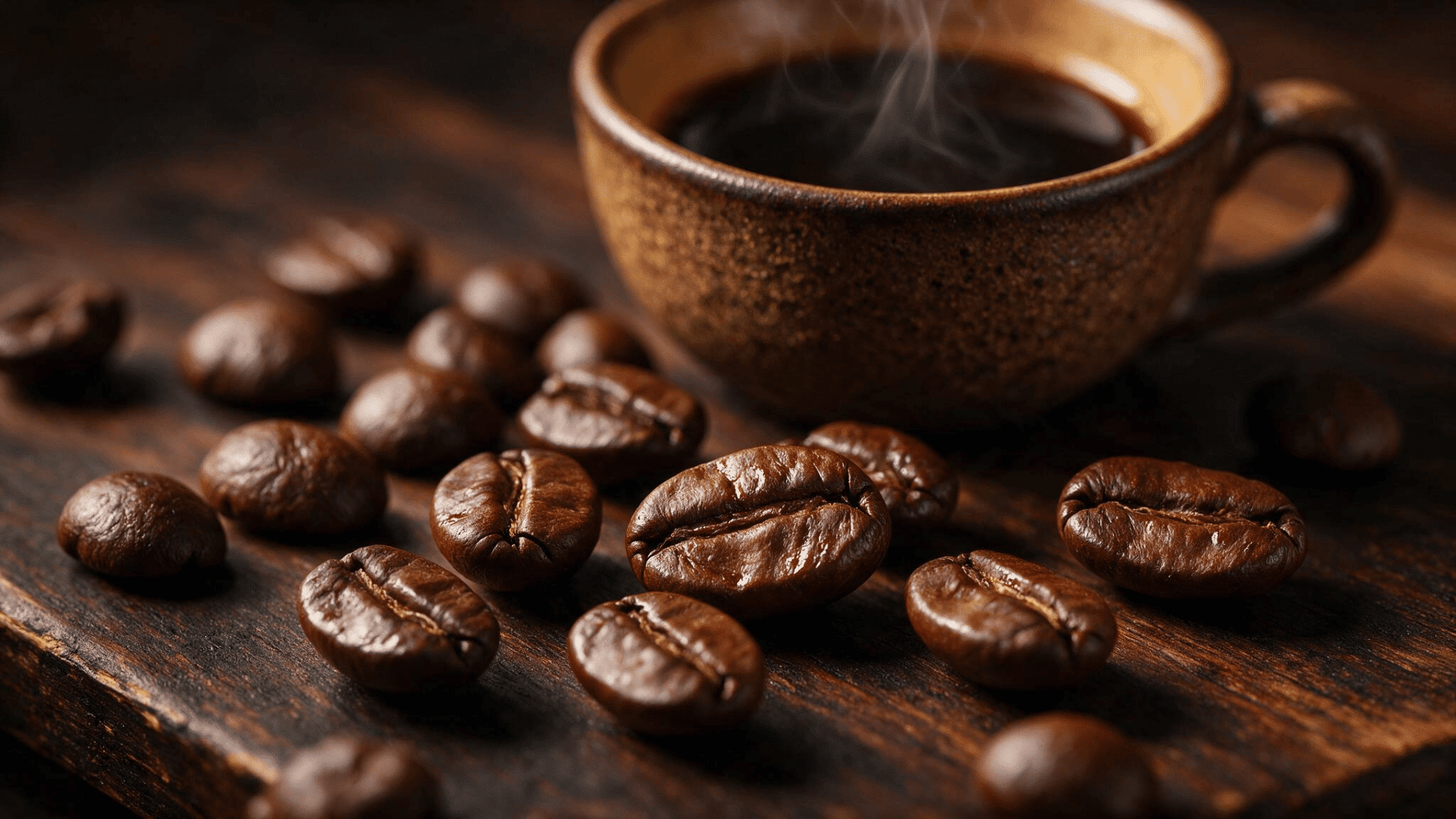 coffee bean aromatic coffees with expresso shot