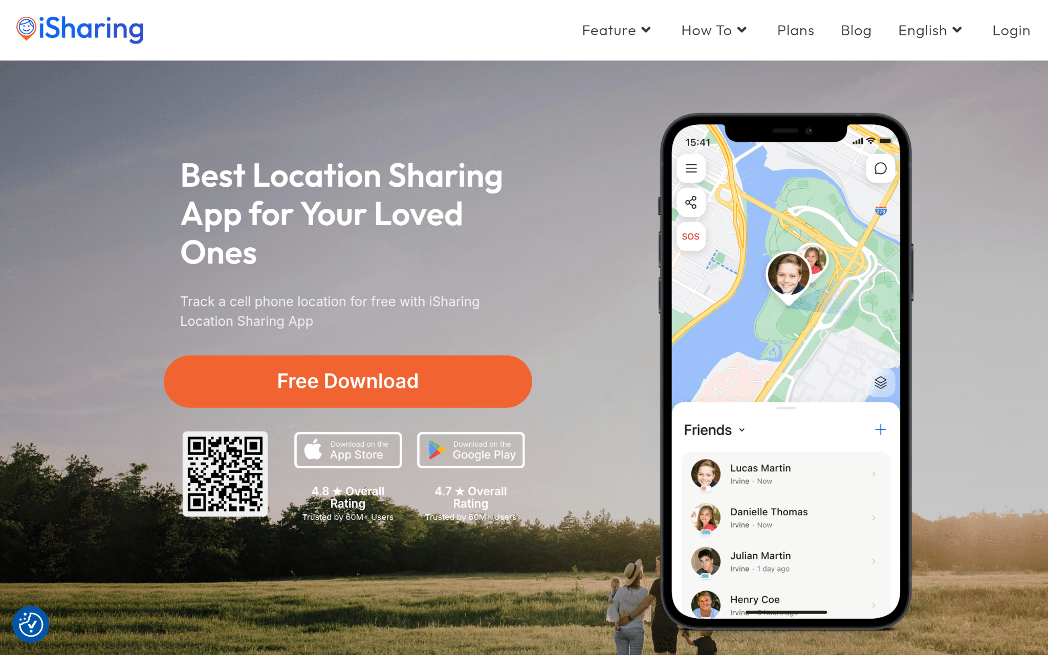 iSharing Screenshot
