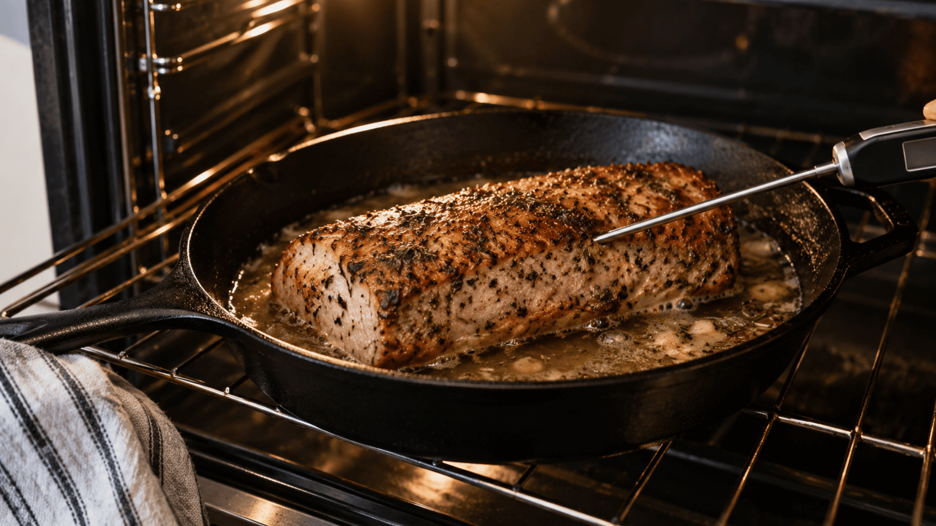 roast the pork loin